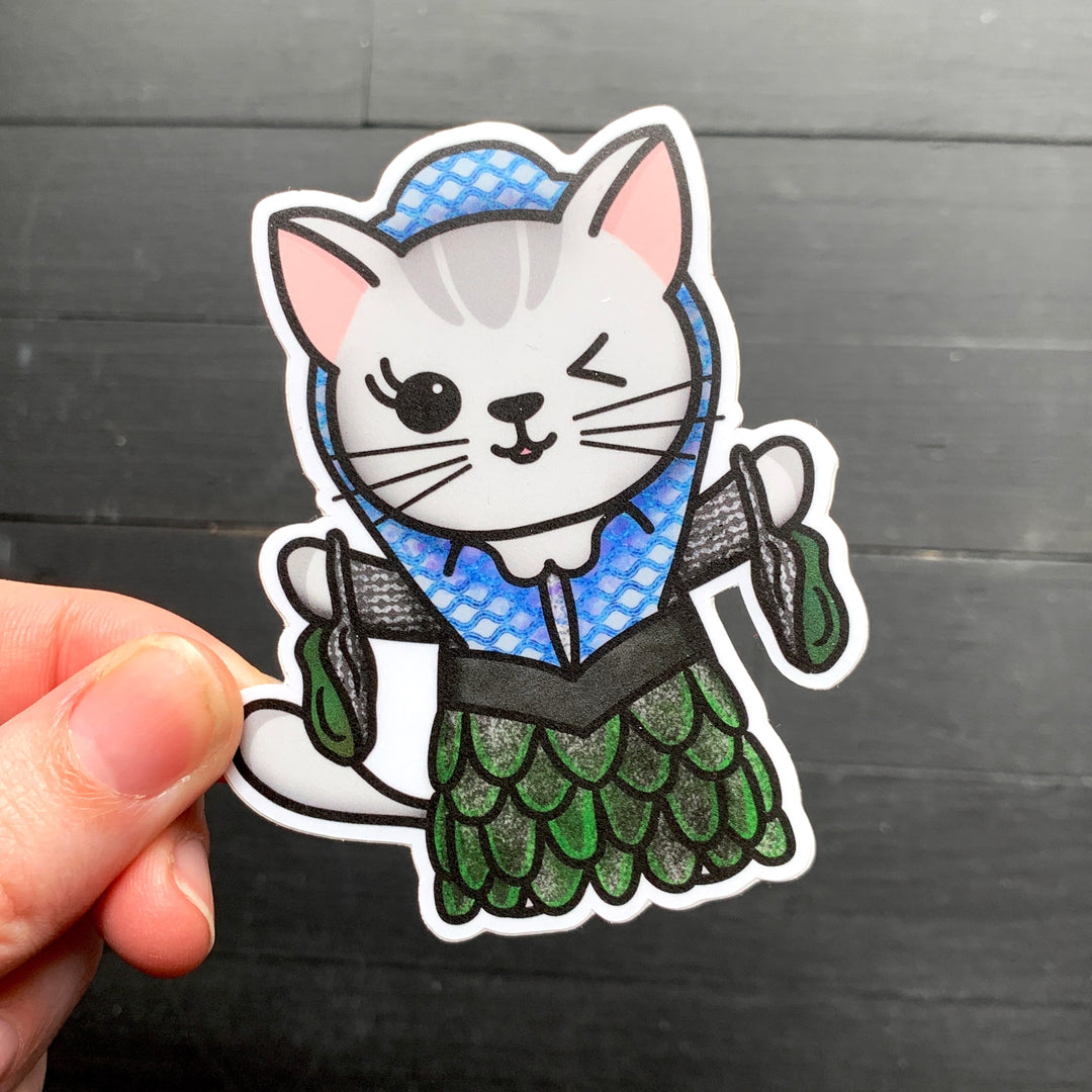 Head Over Paws // Pythio // Mabel // Die Cut Sticker