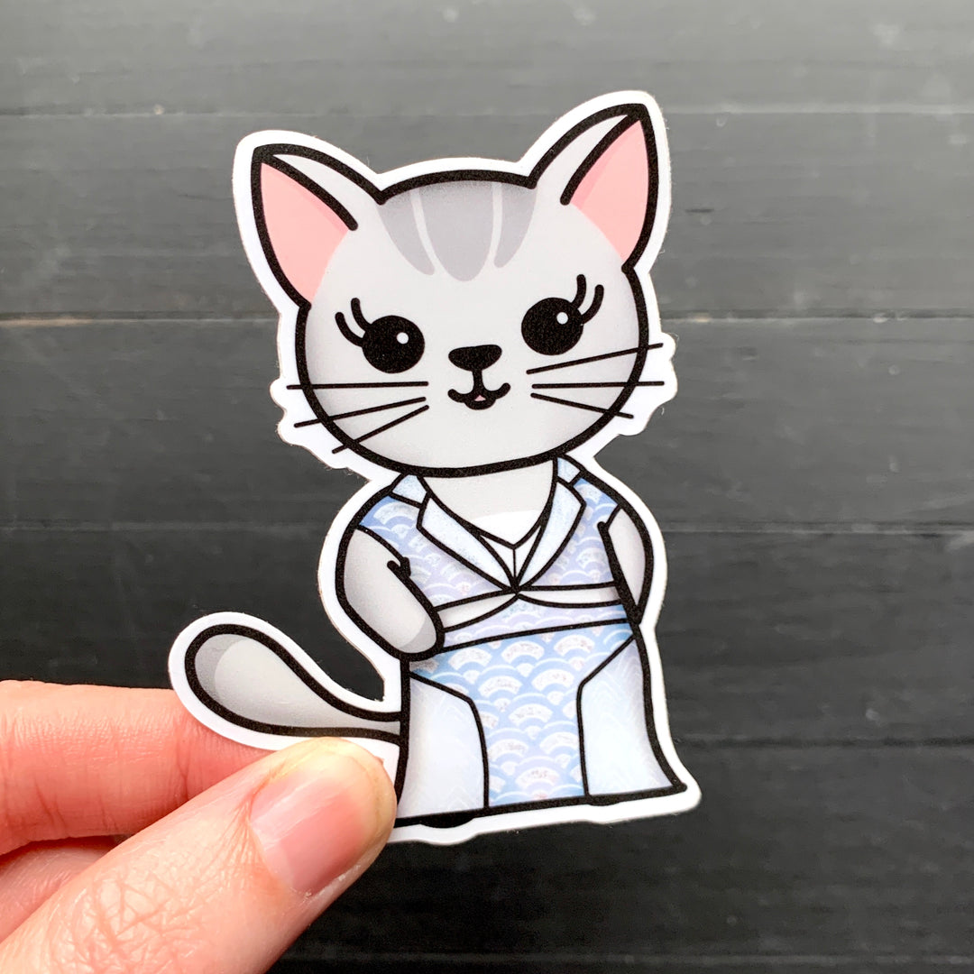 Some Like it Furry // Gertrude // Mabel // Die Cut Sticker