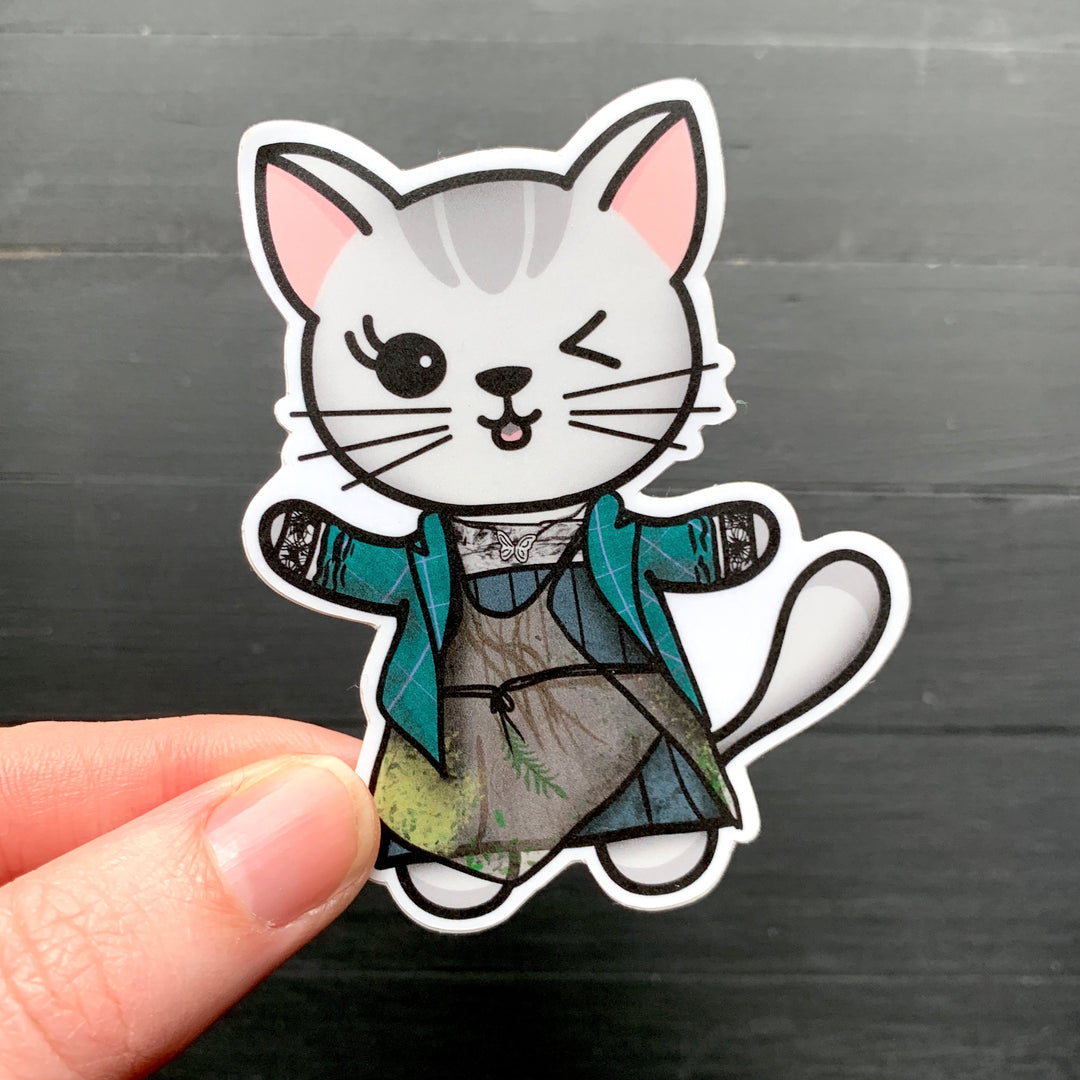 Bad Kitty // Cinderella // Mabel // Die Cut Sticker