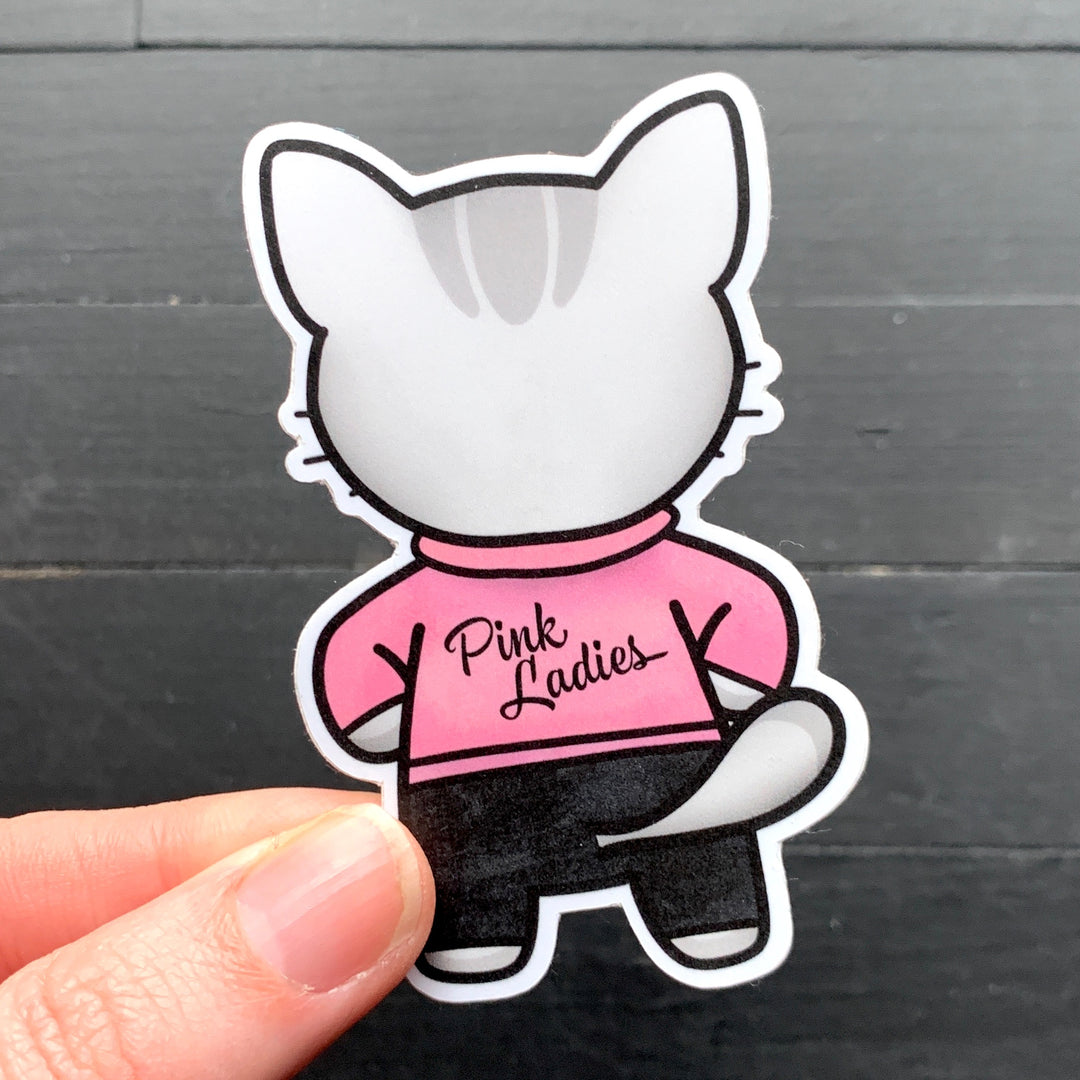 Pink Kitties // Mabel // Die Cut Sticker