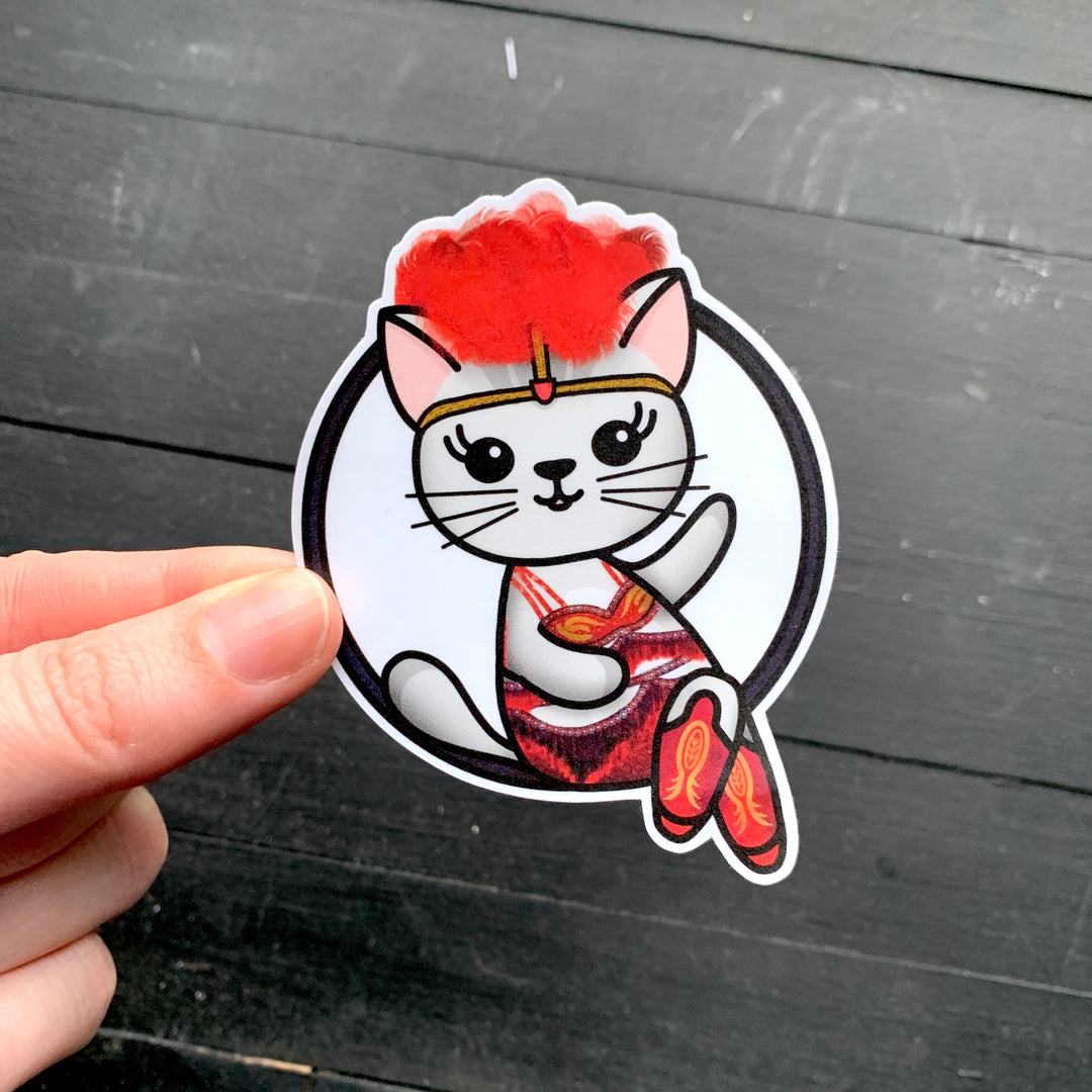 Water for Kittens // Marlena // Mabel // Die Cut Sticker