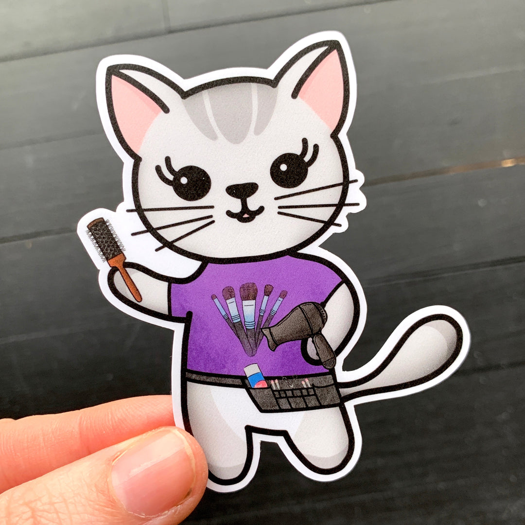 Hair & Makeup Designer // Mabel // Die Cut Sticker