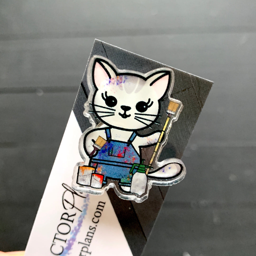 Set Painter // Mabel // Acrylic Pin