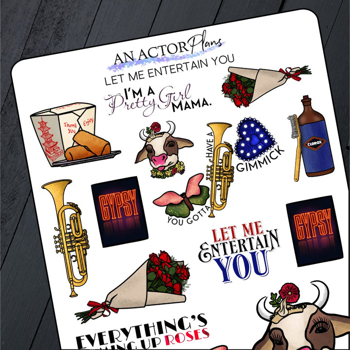Let Me Entertain You // Doodle // Sticker Sheet
