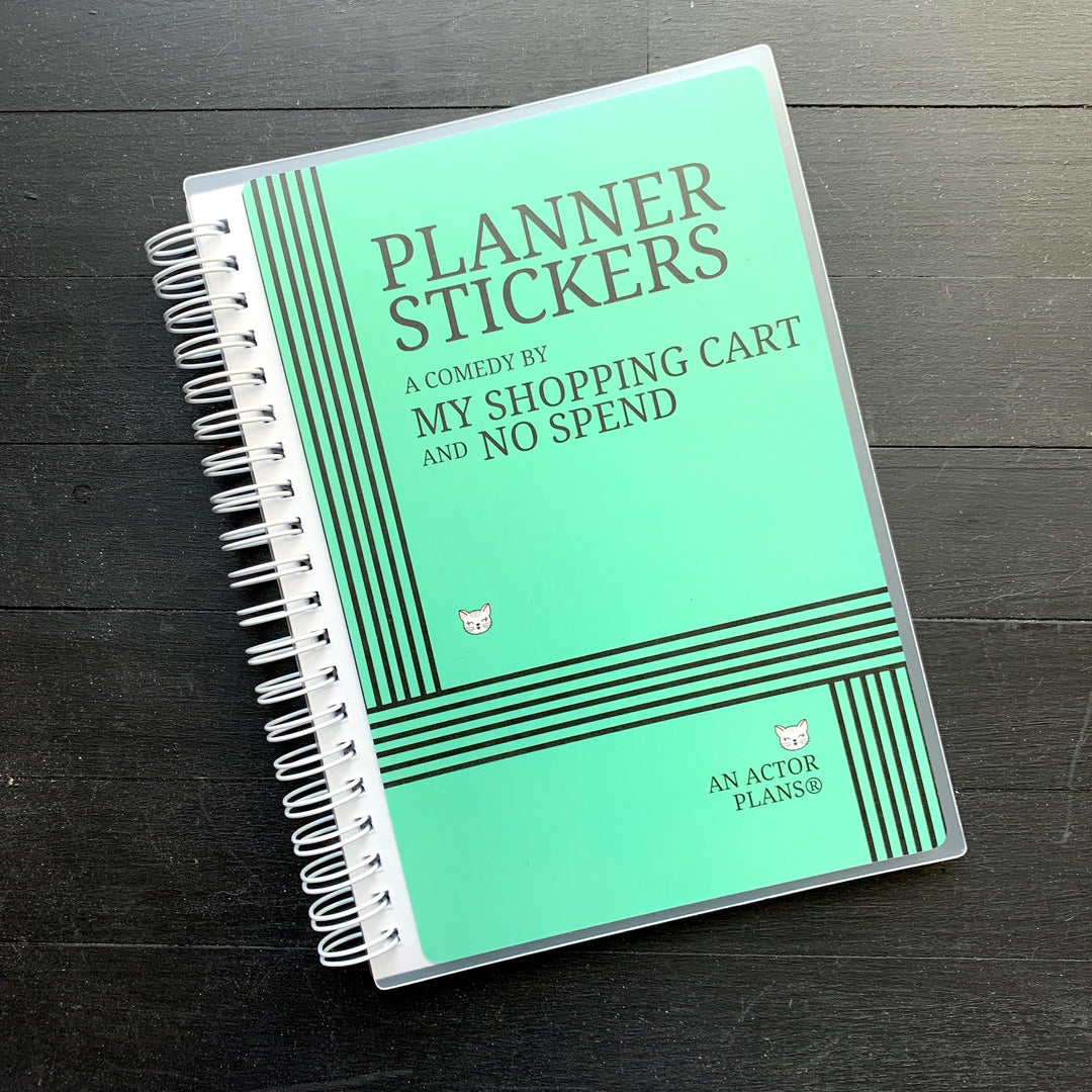 Planner Sticker Script // Reusable Sticker Book – An Actor Plans