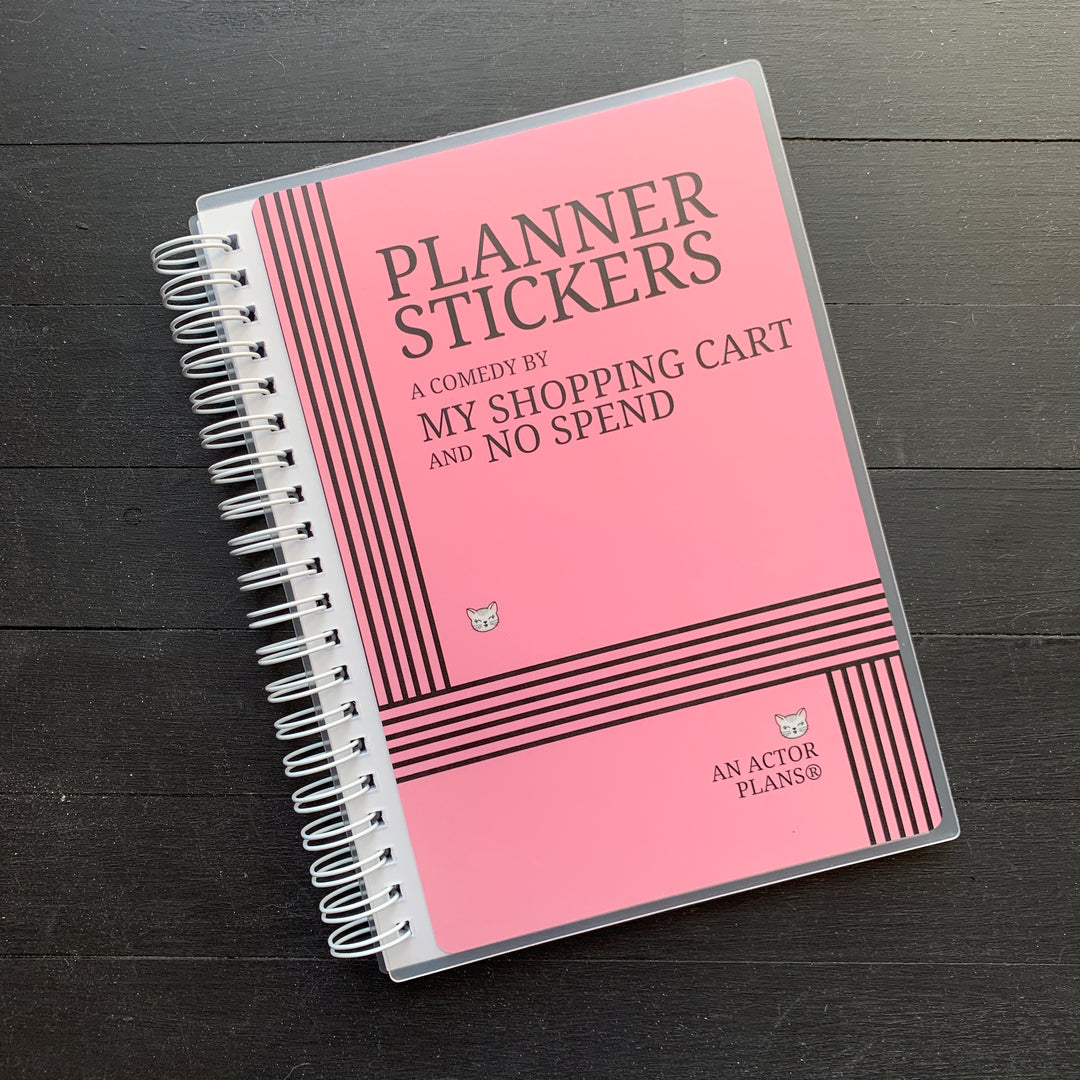 Planner Sticker Script // Reusable Sticker Book