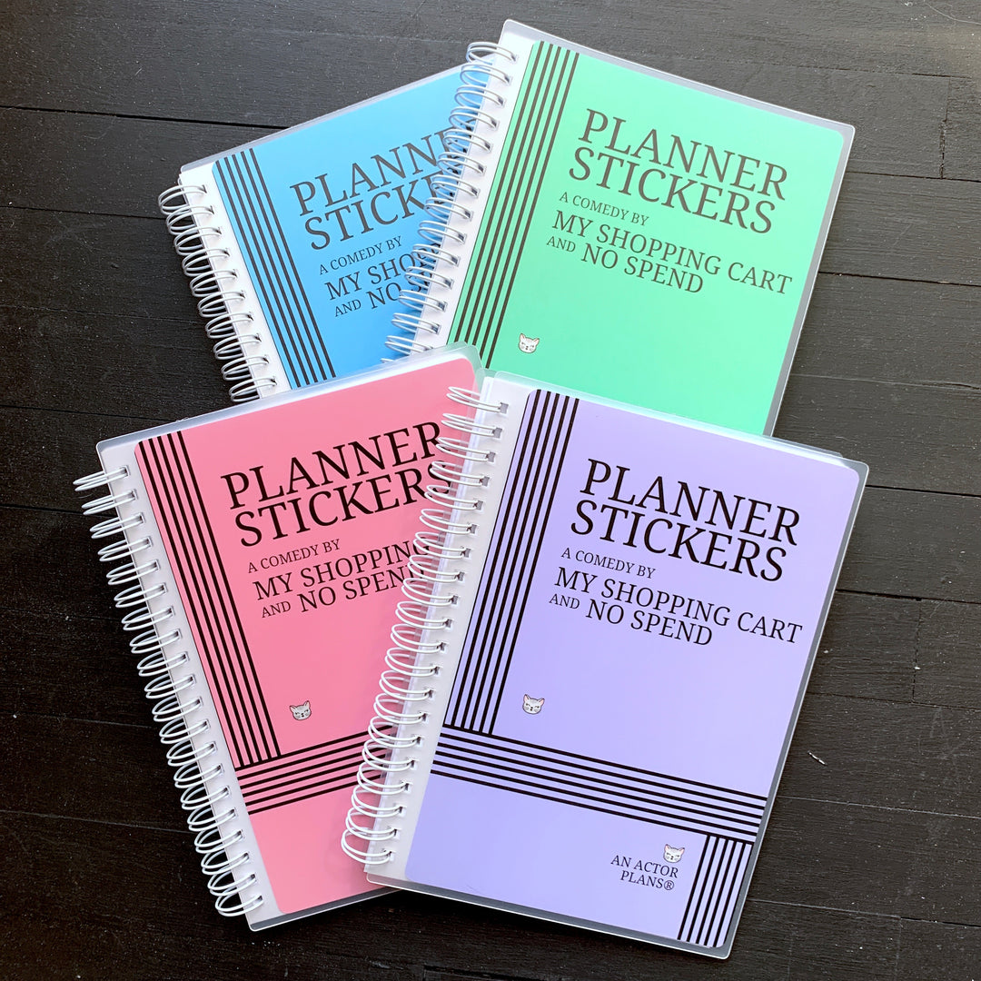 Planner Sticker Script // Reusable Sticker Book – An Actor Plans