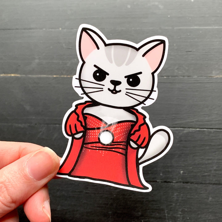 Death Becomes Purr // Mabel // Die Cut Stickers