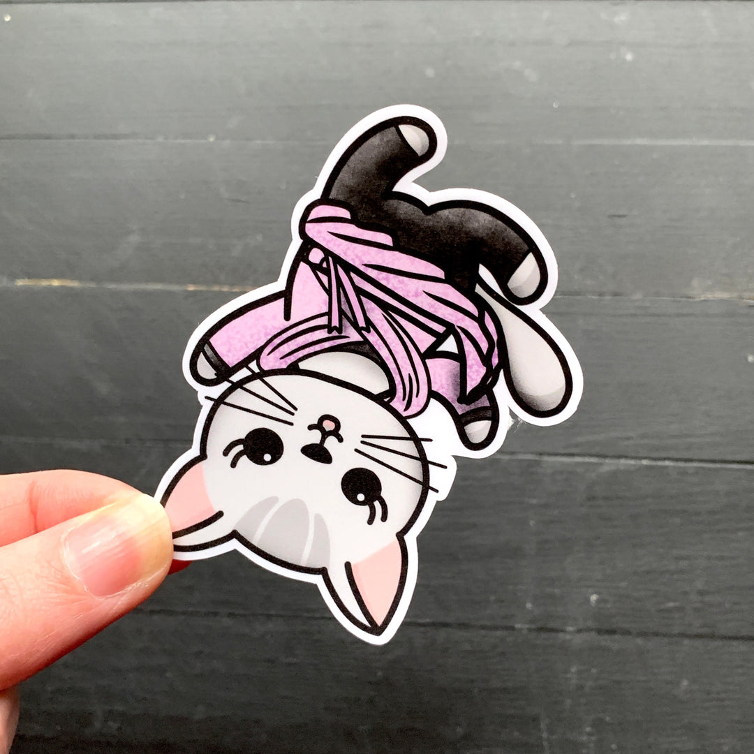 Death Becomes Purr // Mabel // Die Cut Stickers