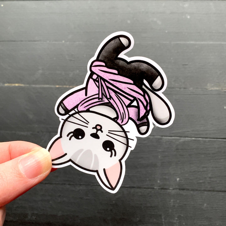 Death Becomes Purr // Mabel // Die Cut Stickers