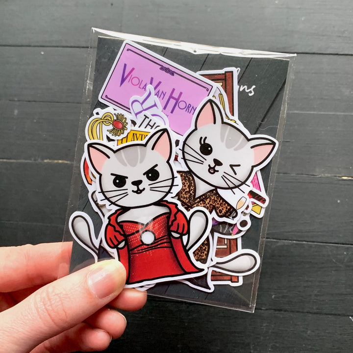 Death Becomes Purr // Vinyl Sticker Pack
