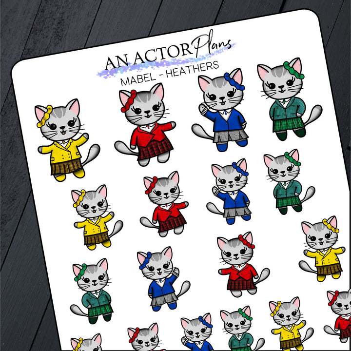 Heathers // Mabel // Sticker Sheet