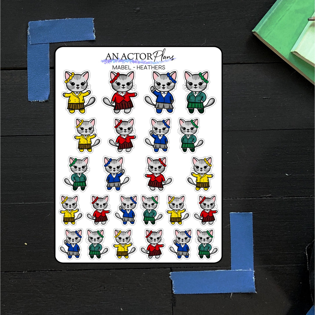 Heathers // Mabel // Sticker Sheet
