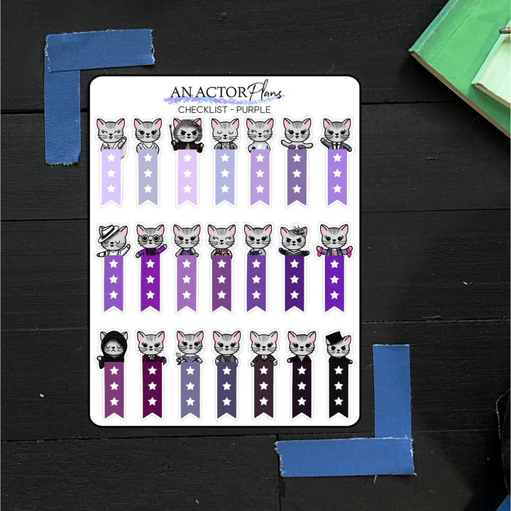 Purple // Color Story // Checklist // Sticker Sheet