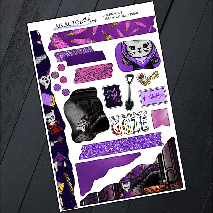 Death Becomes Purr // Journal Kit