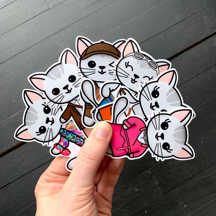 Legally Calico // Mabel // Die Cut Sticker Pack
