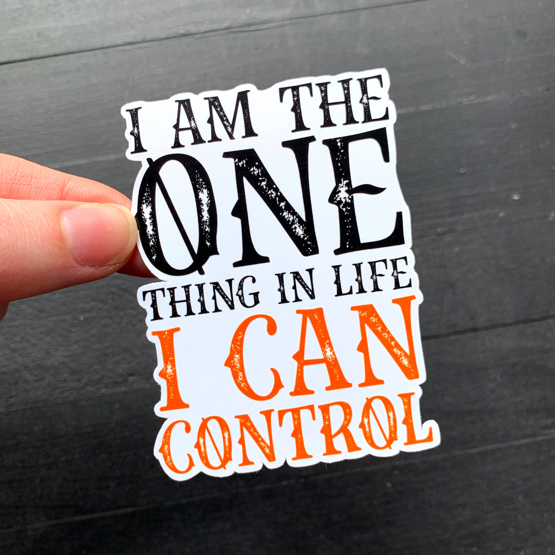I Am the One Thing // Die Cut Sticker