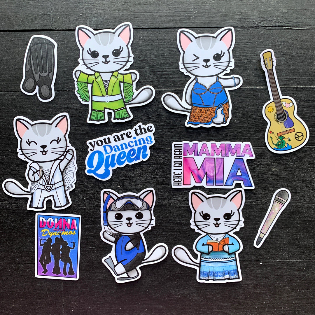 Moew-ma Mia // Vinyl Sticker Pack