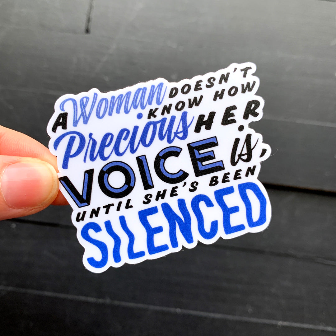 Precious Voice  // Die Cut Sticker