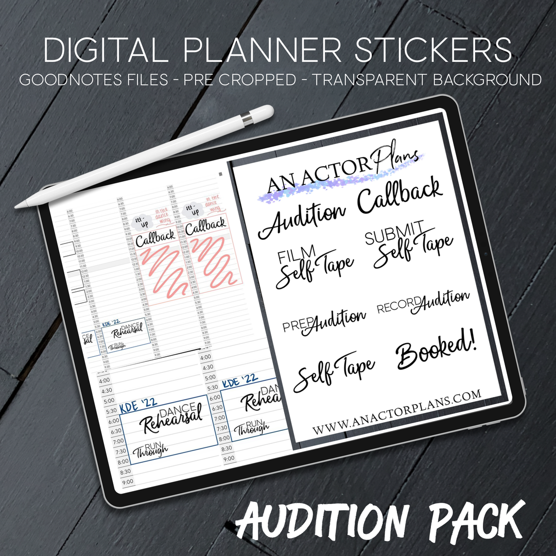 Audition // Goodnotes // Digital Download