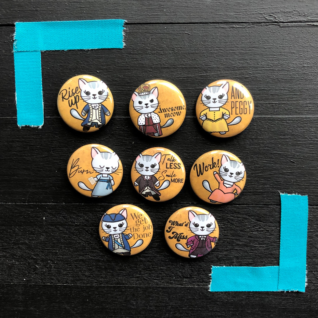 Hamil-Strays // Mabel // Pin Back Button Set