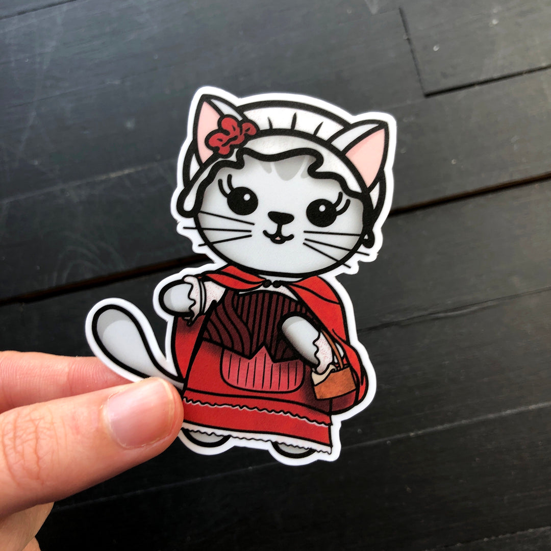 Little Red // Mabel // Die Cut Sticker