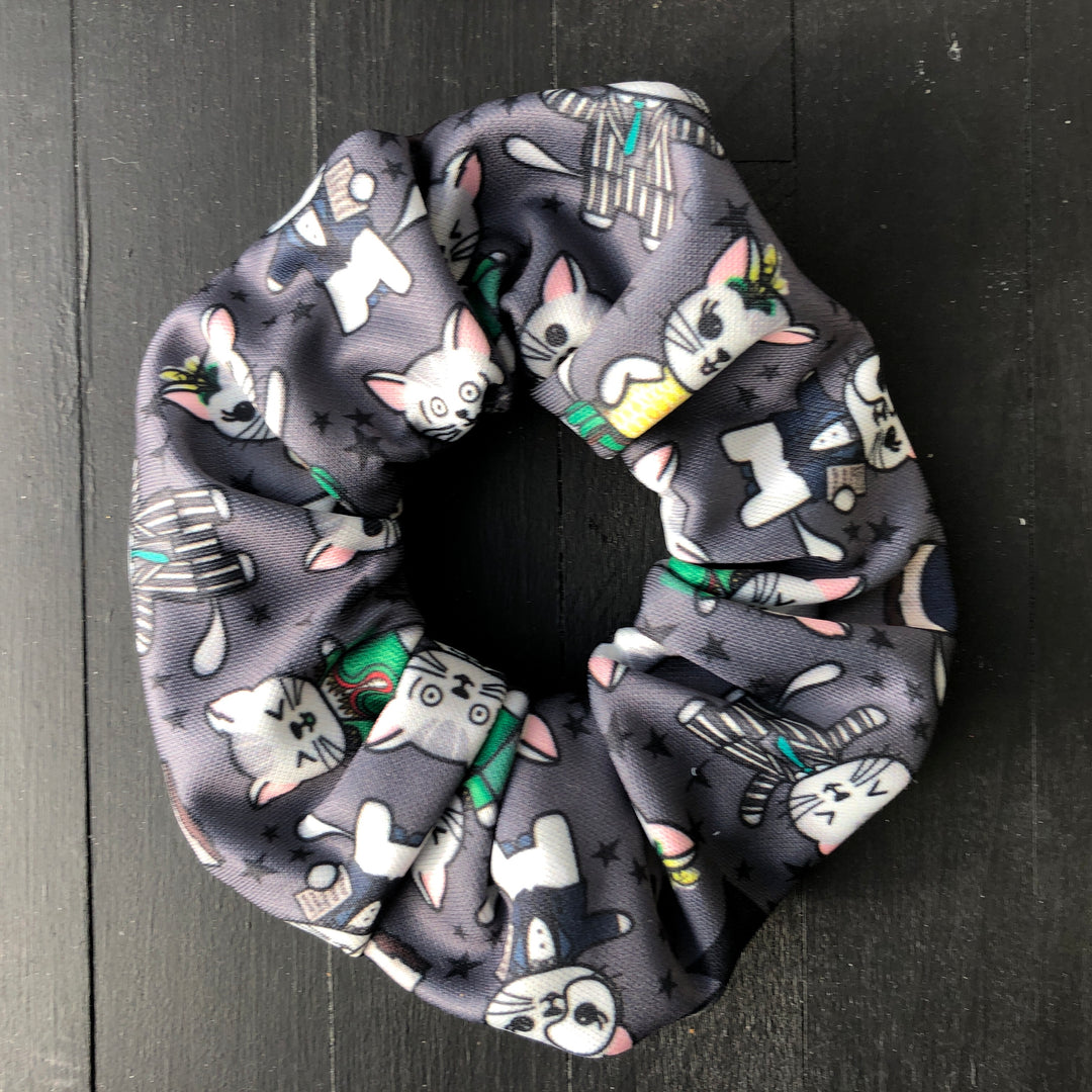 Halloween // Gray // Scrunchie