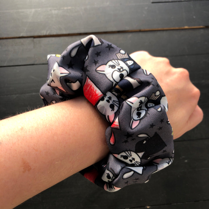Halloween // Gray // Scrunchie