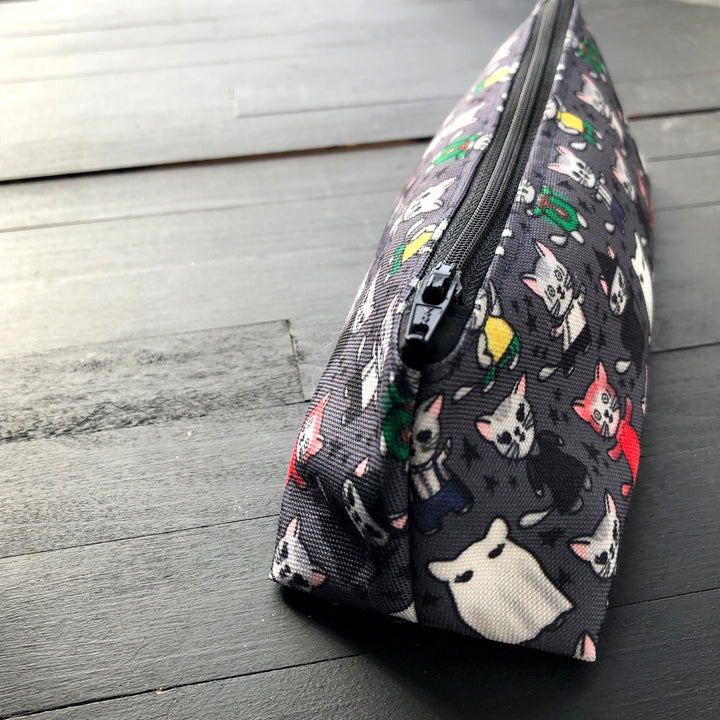 Halloween // Gray // Pencil Pouch