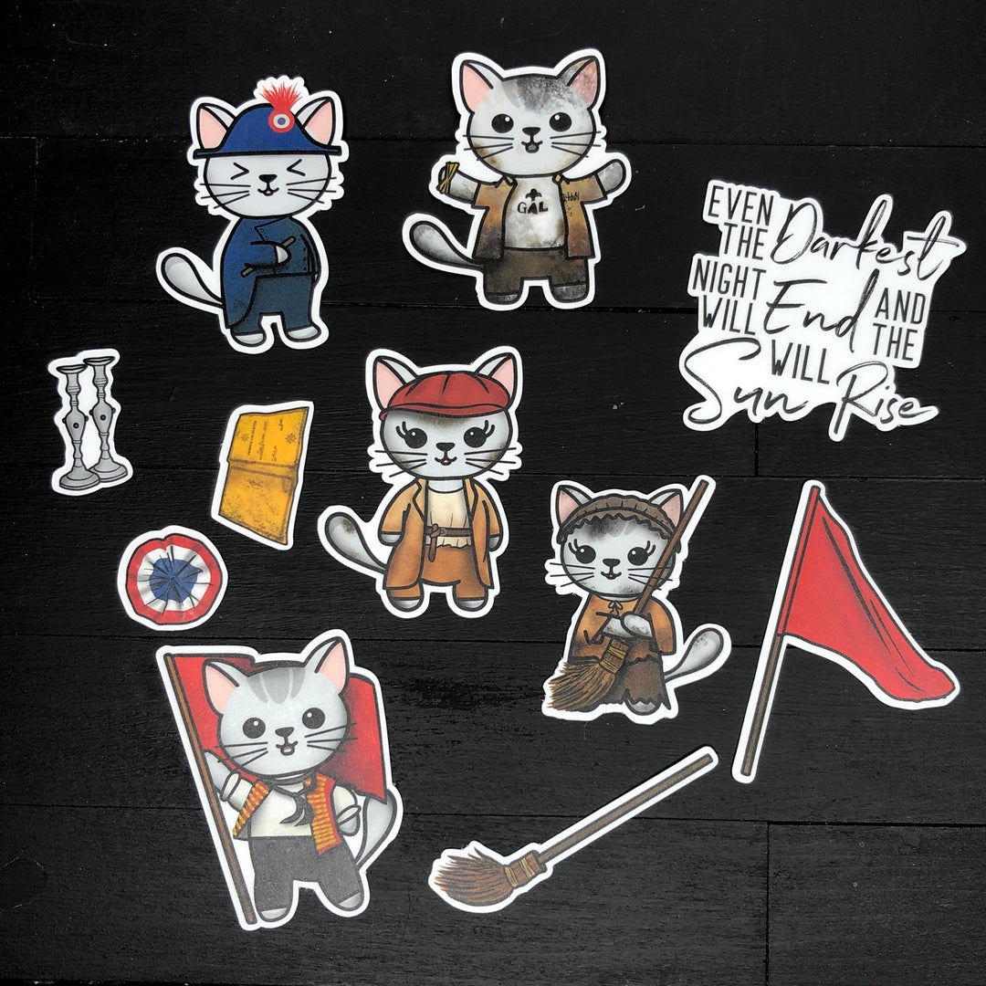 Les Miserclaws // Vinyl Sticker Pack