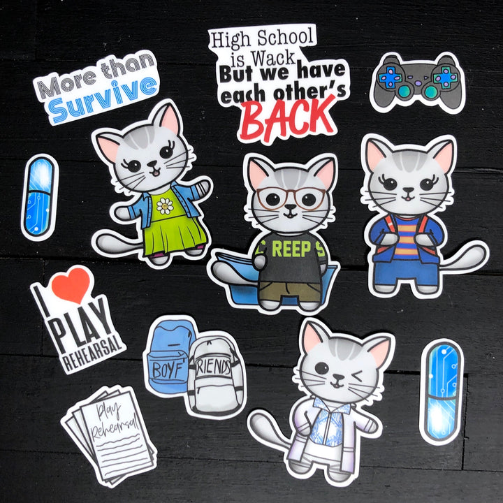 Be Meow Chill // Vinyl Sticker Pack