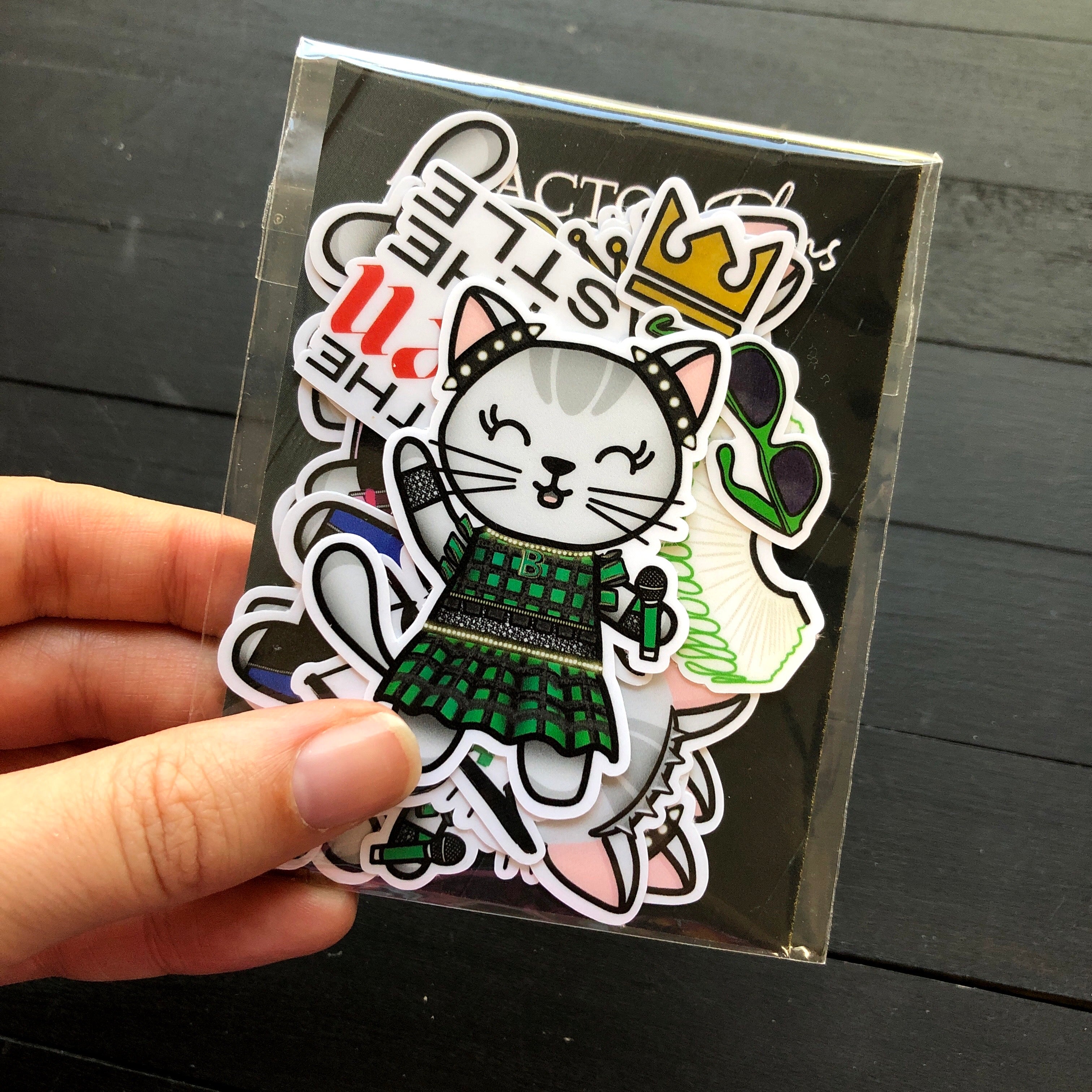 Six // Vinyl Sticker Pack – An Actor Plans