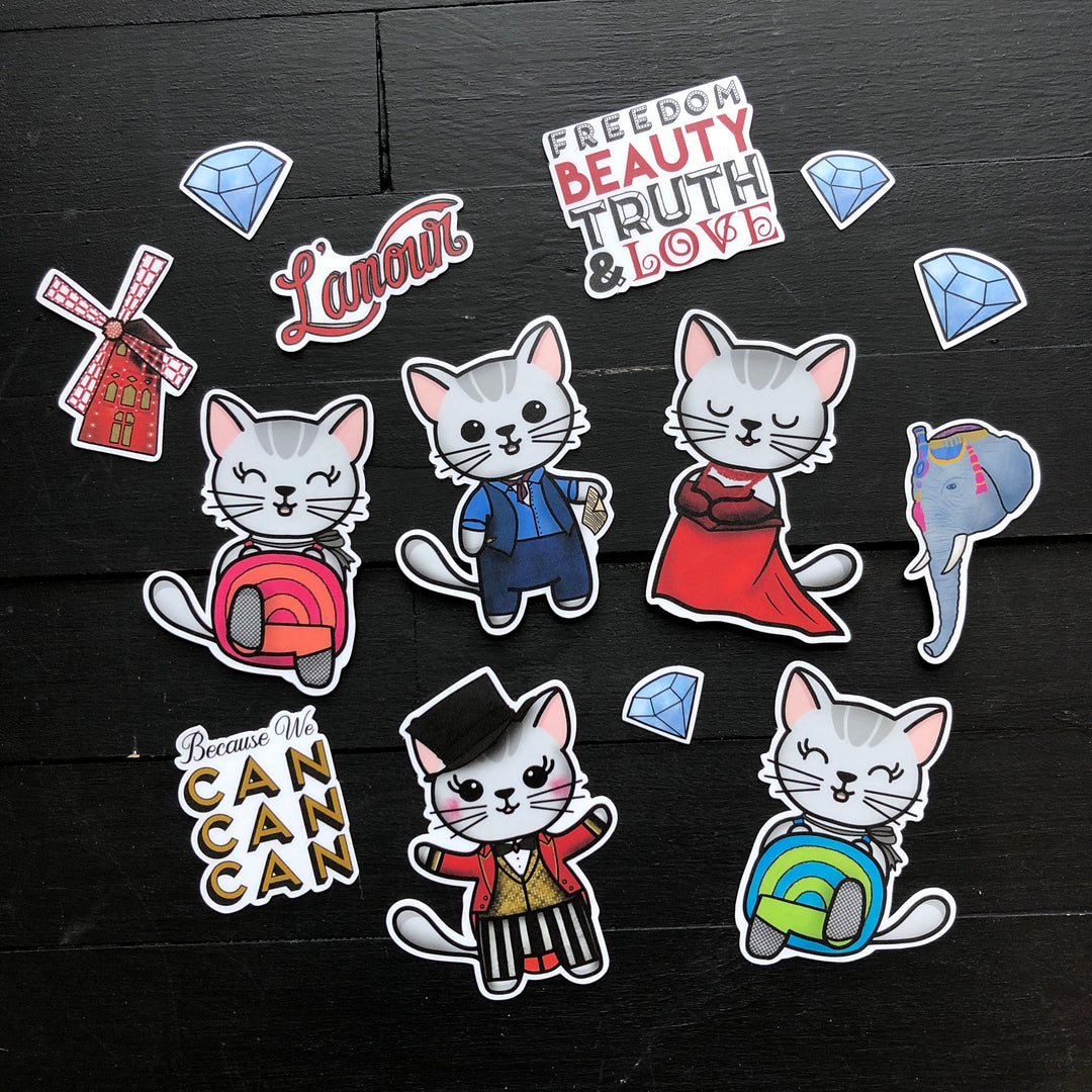 Mabel Rouge // Vinyl Sticker Pack