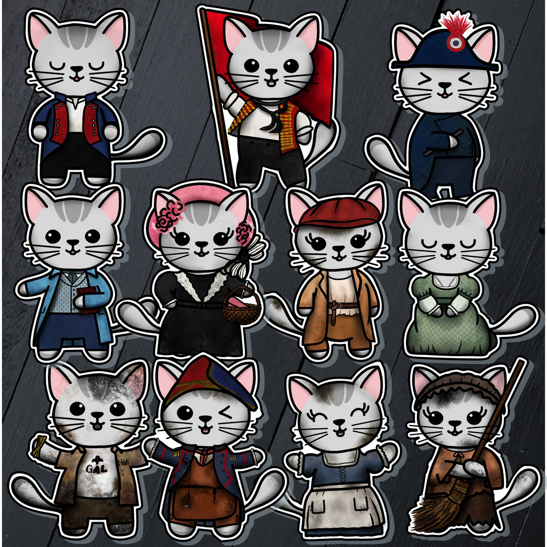Les Miserclaws // Mabel // Die Cut Stickers