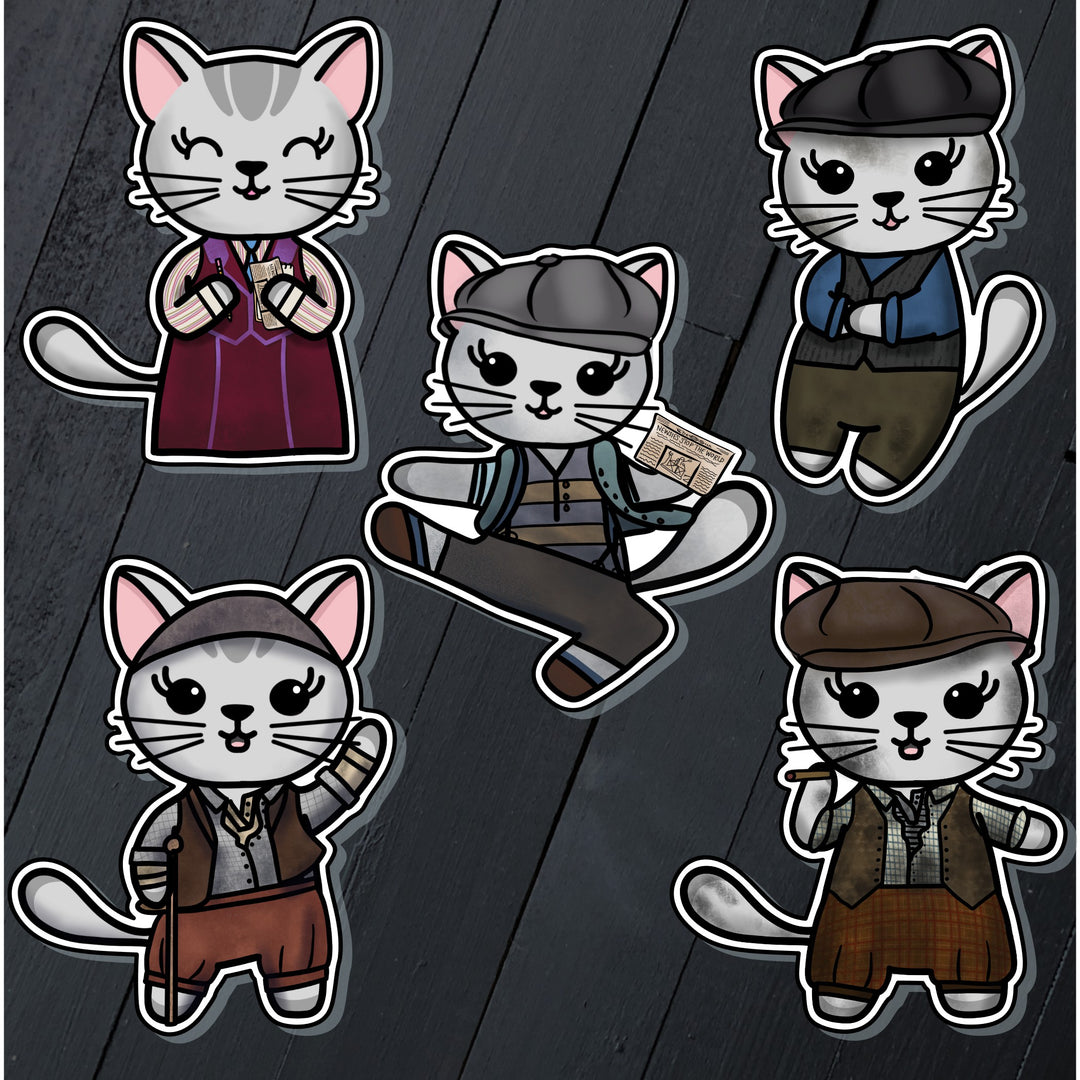 Meow-sies // Mabel // Die Cut Sticker Pack