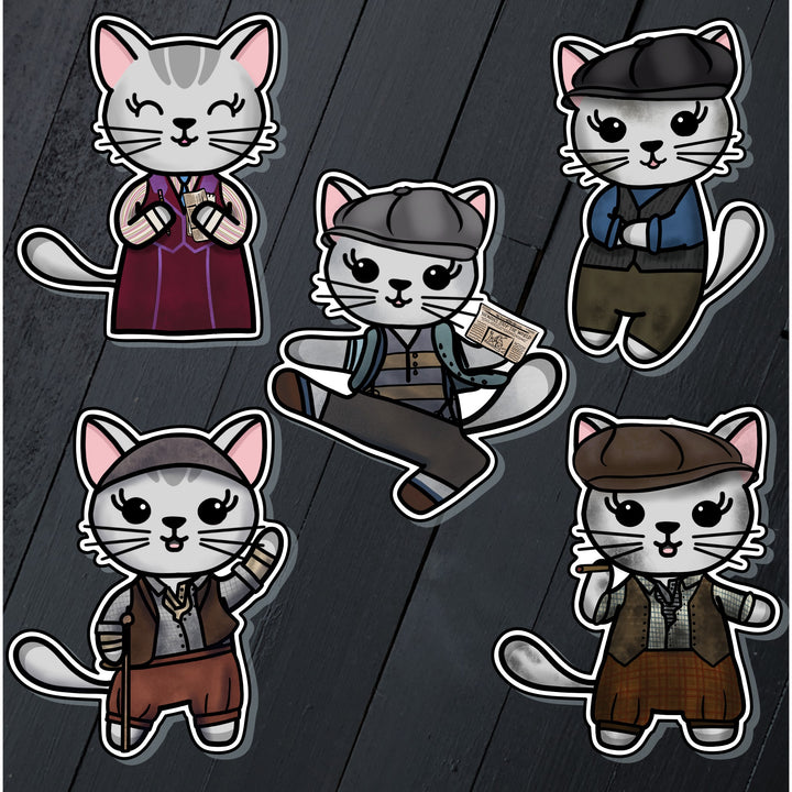 Meow-sies // Mabel // Die Cut Stickers