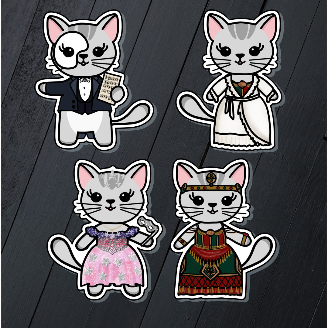 The Phantom of the Pawpra // Mabel // Die Cut Sticker Pack