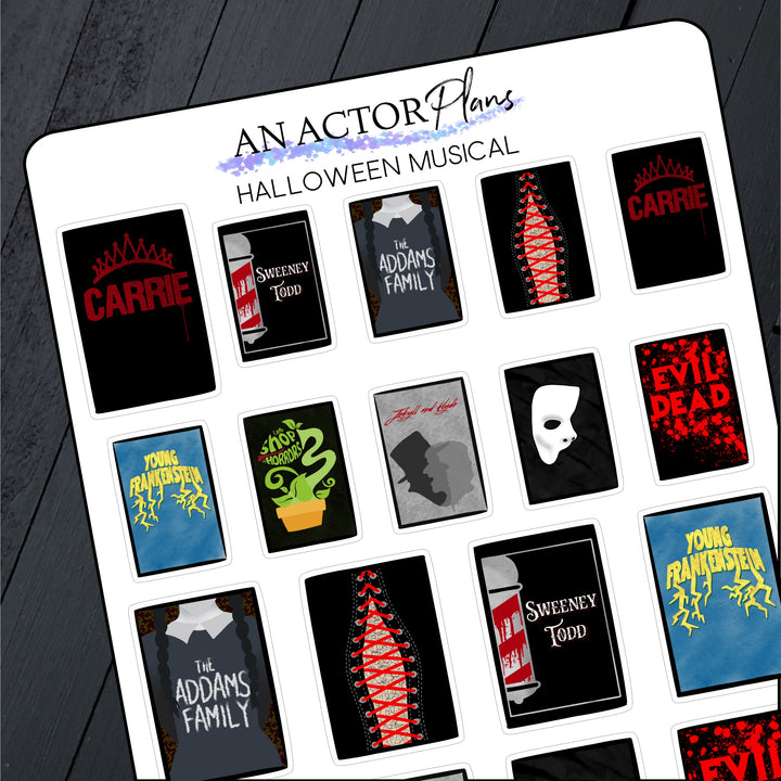 Halloween // Posters // Sticker Sheet