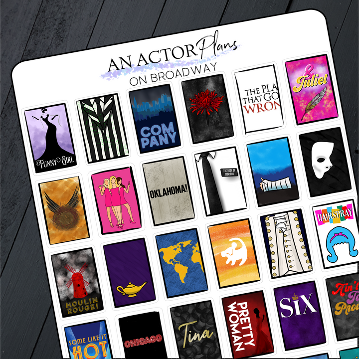 On Broadway // Posters // Sticker Sheet