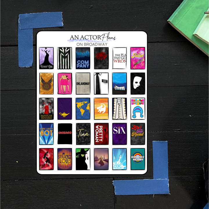 On Broadway // Posters // Sticker Sheet