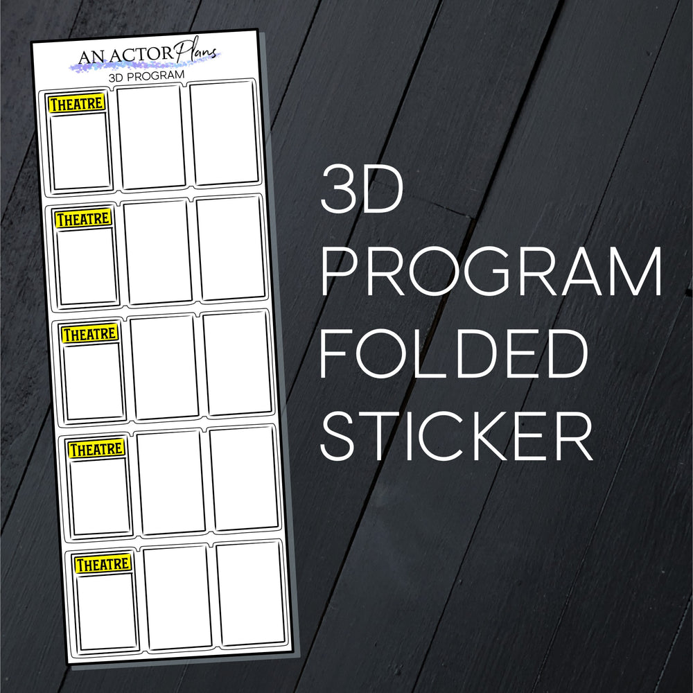 Program Stickers – An Actor Plans