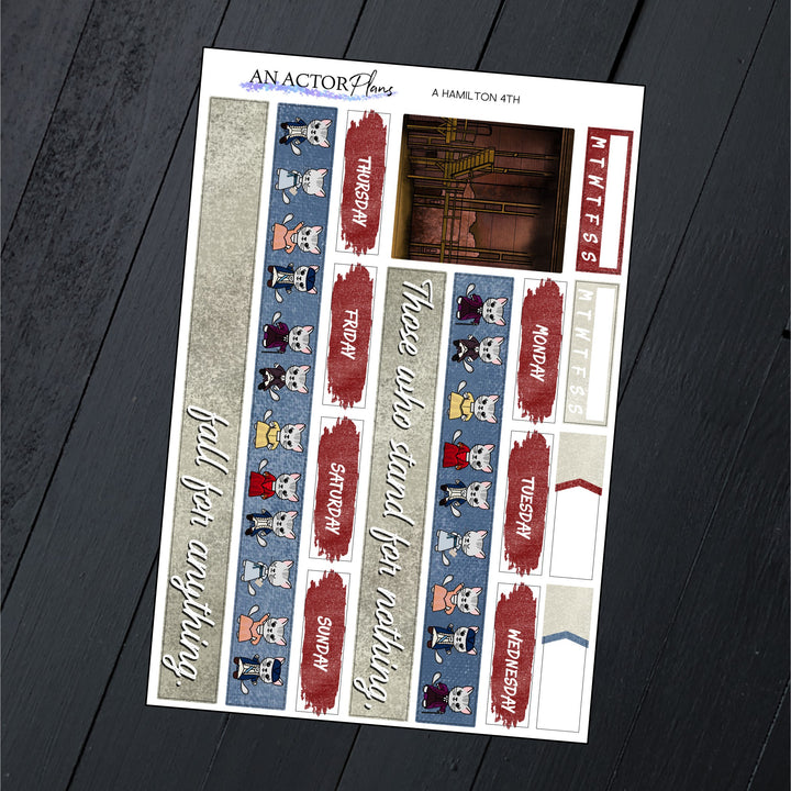 A Hamilton 4th // Mabel // Weekly Kit