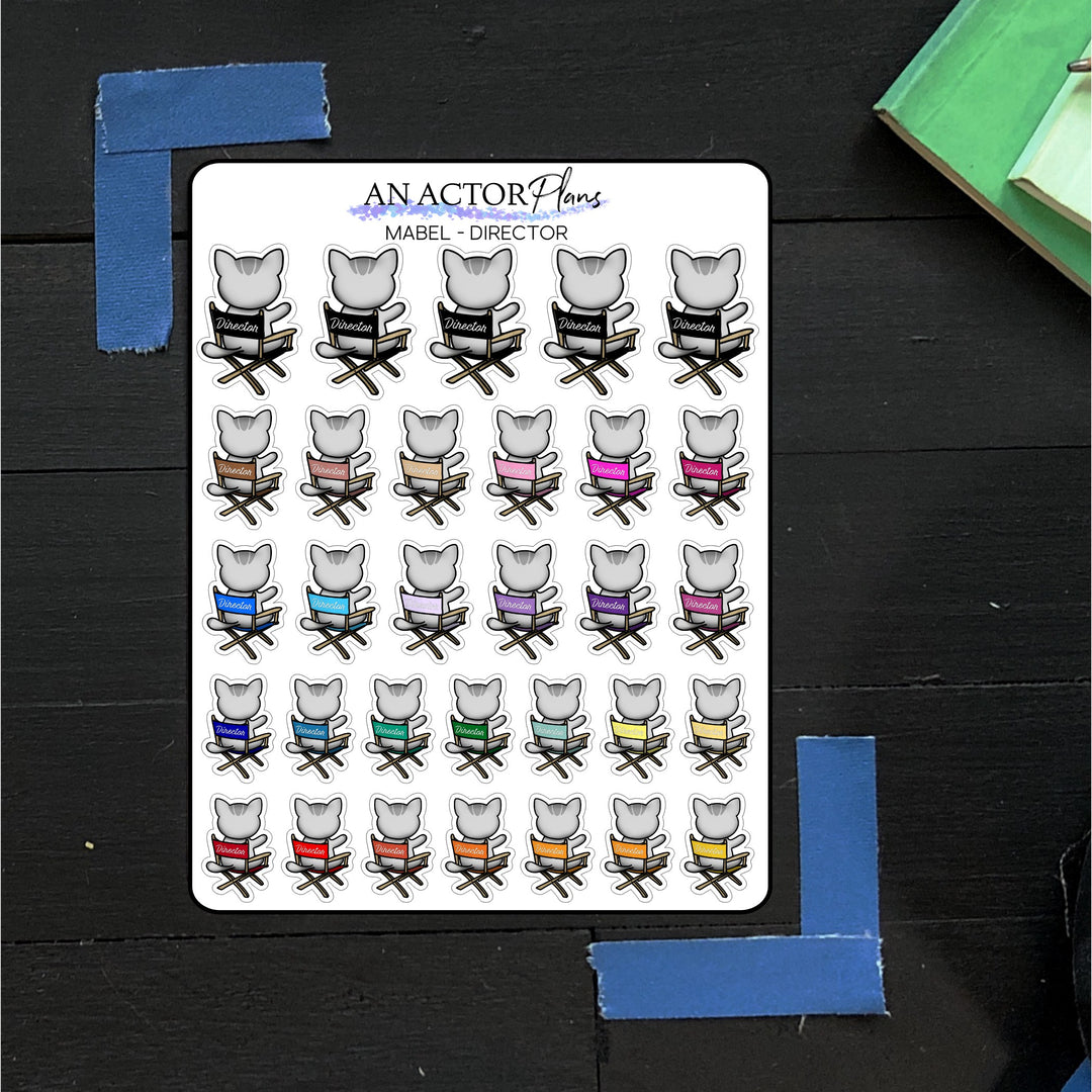 Director // Mabel // Sticker Sheet