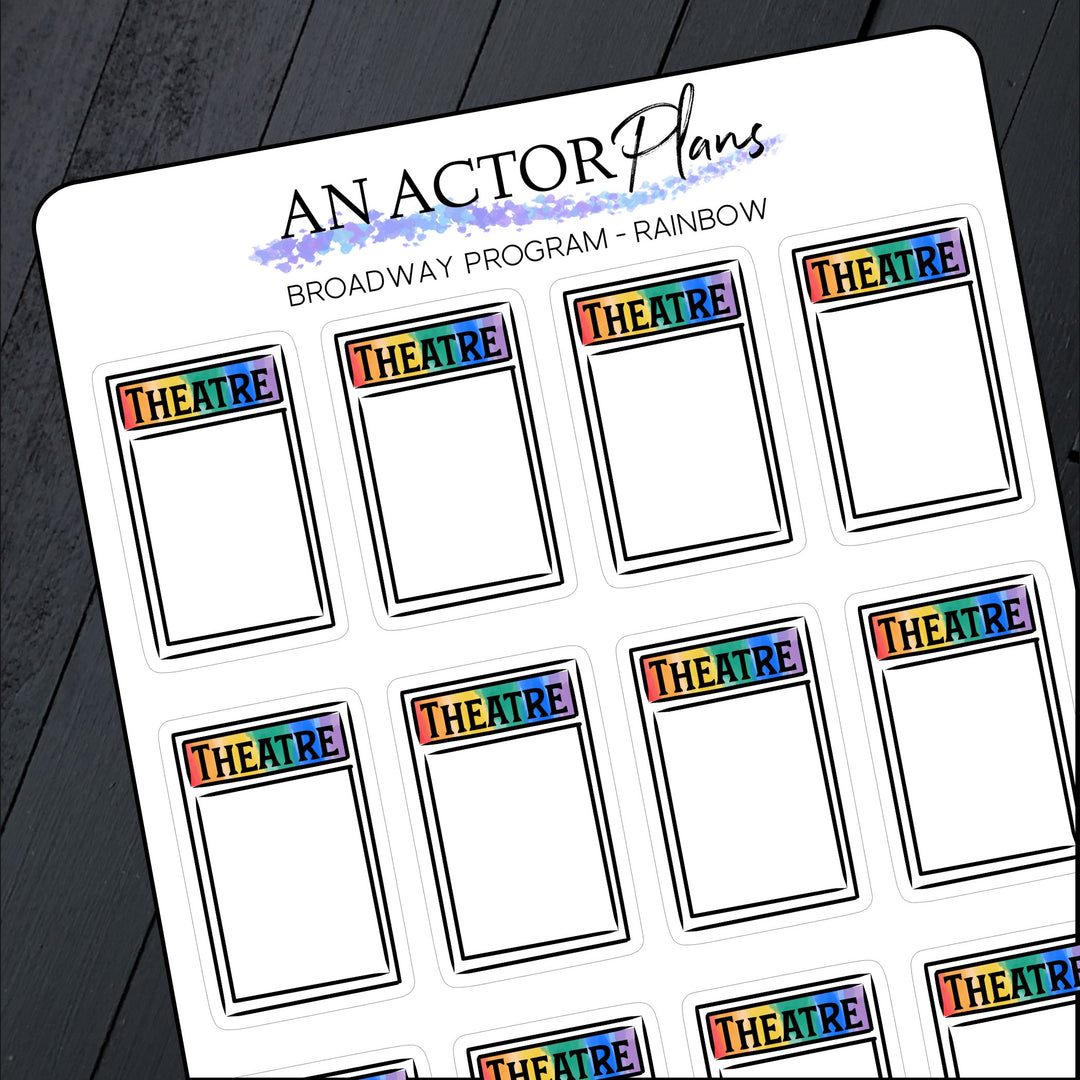 Program Stickers – An Actor Plans