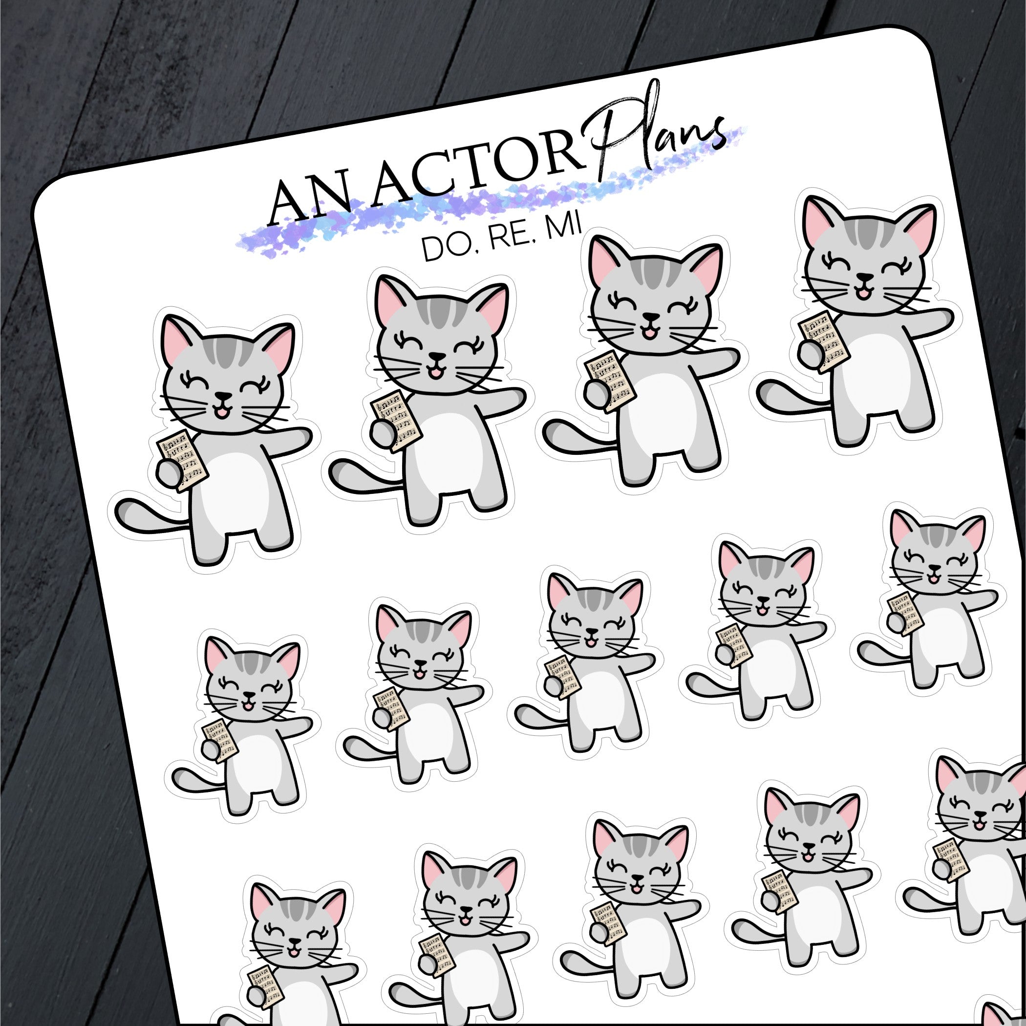 Do Re Mi // Mabel // Sticker Sheet – An Actor Plans